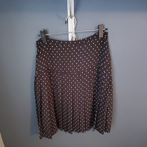 EUC Halogen polka dot pleated skirt - Picture 3 of 6